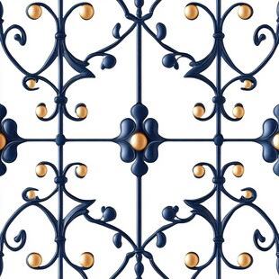 复古铁艺装饰图案
