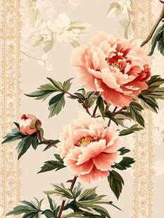 华丽的花卉图案