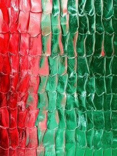 红绿渐变蜂窝状图案