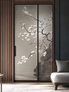 现代简约风格室内设计 木质元素与花卉图案的结合