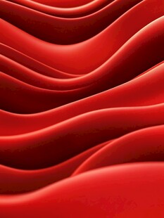 红色波浪抽象图案