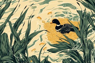 水生天堂的宁静