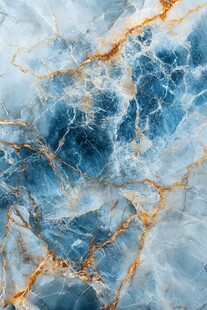 蓝色大理石纹理背景