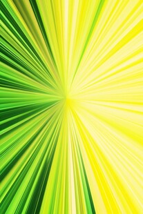 绿色与黄色速度线抽象画