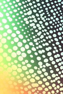 绿色渐变圆点背景