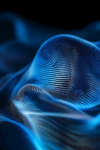 抽象的数字波浪