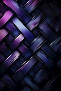 紫色编织金属线条
