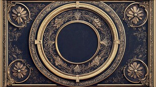 古典装饰风格的天花板