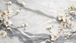 白花灰纹大理石背景