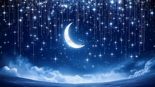 夜幕下的璀璨星河