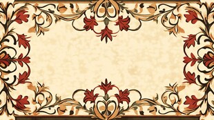 古典花纹装饰背景
