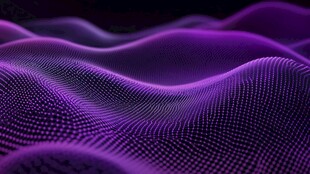 抽象的紫色波浪线