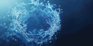 水花飞溅的动态美