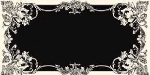 复古花卉边框设计
