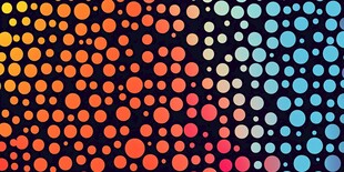 多彩圆点渐变背景