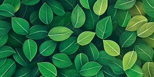 绿色叶子纹理背景