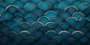 重叠的蓝色圆圈