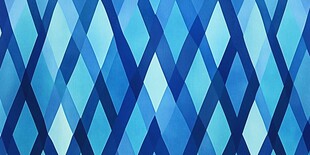 蓝色菱形图案