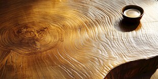 木纹与液体的和谐共舞