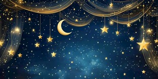 夜幕下的星空之谜