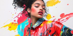 活力四溢的时尚画布