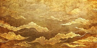 金色云纹背景