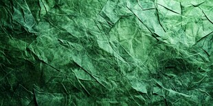 皱褶的绿色纸张纹理