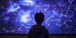 星空下的孩子