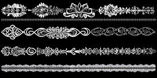 复古花纹设计元素