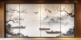 山水画中的宁静与和谐