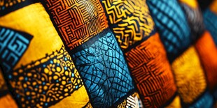 几何图案纺织品