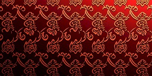 奢华红色花卉墙纸