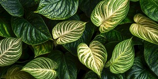 绿色植物的自然之美