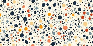 五彩斑斓的圆点图案