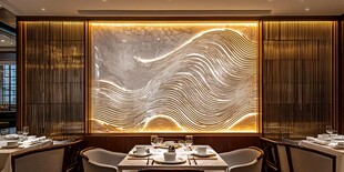 优雅的餐厅室内设计