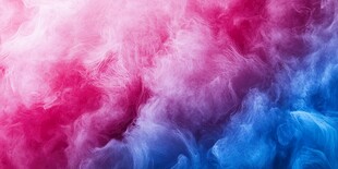 彩色烟雾抽象画