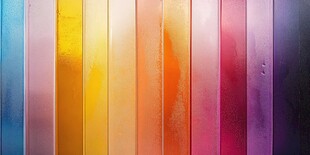 彩虹渐变玻璃板