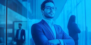 专业商务人士的形象