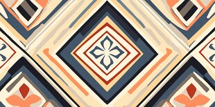 几何图案的纺织品设计