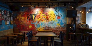 城市风格餐厅的室内设计