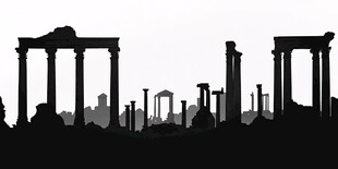 古代建筑的轮廓