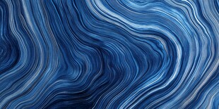 流动的蓝色抽象画