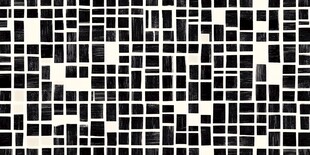 抽象黑白方格图案