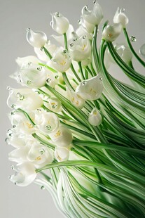 玻璃花艺术作品