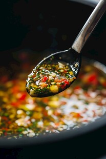 美味蔬菜汤的烹饪过程