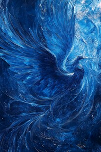 神秘蓝凤凰涅槃