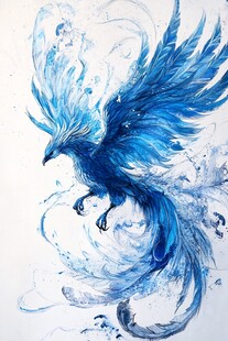 神秘蓝凤凰的涅槃