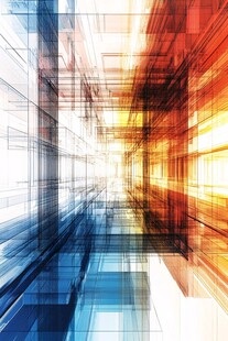 多彩抽象线条设计