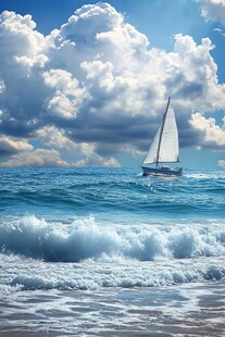 云海下的帆船之旅