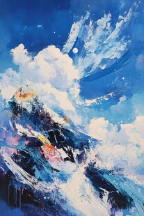 抽象的天空之舞